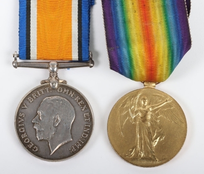 April 1917 Killed in Action Medal Pair to the East Yorkshire Regiment. - 4