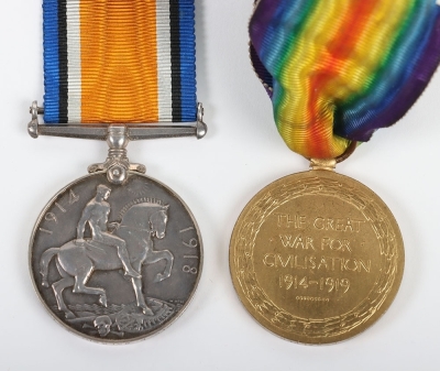 April 1917 Killed in Action Medal Pair to the East Yorkshire Regiment. - 5