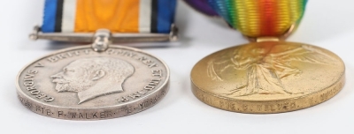 April 1917 Killed in Action Medal Pair to the East Yorkshire Regiment. - 6