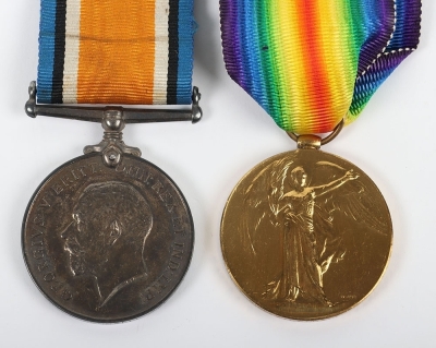 Great War pair of medals to the 3rd Battalion Lonon Regiment. - 2