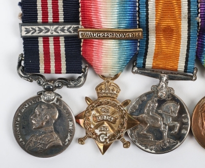 Miniature medals &ndash; a Great War Military Medal and Second Award Bar Long Service Group of 6. - 2