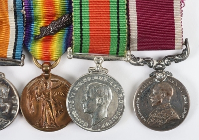Miniature medals &ndash; a Great War Military Medal and Second Award Bar Long Service Group of 6. - 3