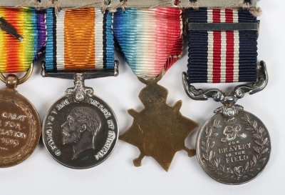 Miniature medals &ndash; a Great War Military Medal and Second Award Bar Long Service Group of 6. - 6