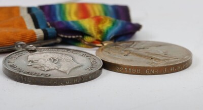 Great War Family Grouping, Including Memorial Plaque and Pair to 221198 Gunner Hopkins, Royal Field Artillery, Died of Wounds, 1918. - 8