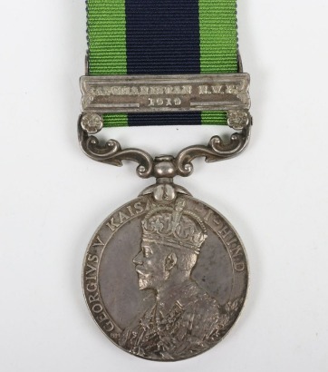 GRV Indian General Service medal to 1/5th Battalion Hampshire Regiment with Afghanistan North West Frontier 1919 clasp impressed to 241404 Acting Corporal Albert Frederick Adams, 1/5th Hampshire Regiment. Adams also served with the Service number 3094