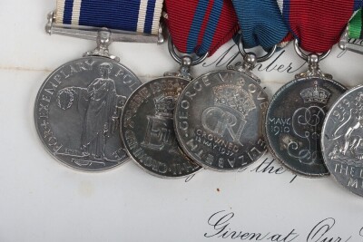 The impressive Second World War MBE, with later Kings Police Medal, Police long service group of 8 to the Assistant Chief Constable of the Norfolk Constabulary. - 5