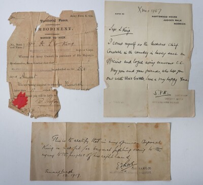 The impressive Second World War MBE, with later Kings Police Medal, Police long service group of 8 to the Assistant Chief Constable of the Norfolk Constabulary. - 14