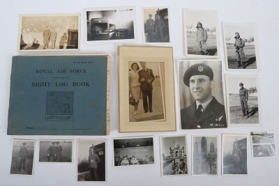 WW2 and Post War Medal Group and Substantial Log Book Set of Master Navigator R T Dyer, - 5
