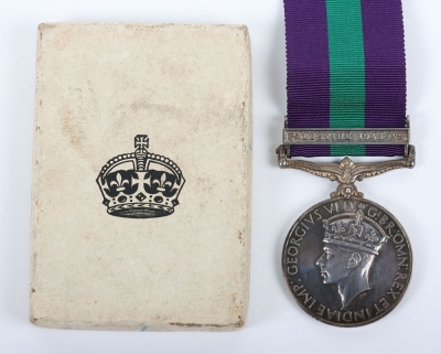Post War Palestine campaign medal to the Royal Corps of Signals. - 3