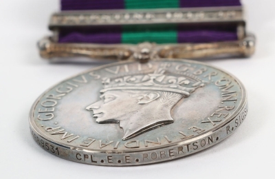 Post War Palestine campaign medal to the Royal Corps of Signals. - 7