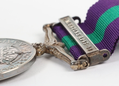 Post War Palestine campaign medal to the Royal Corps of Signals. - 8