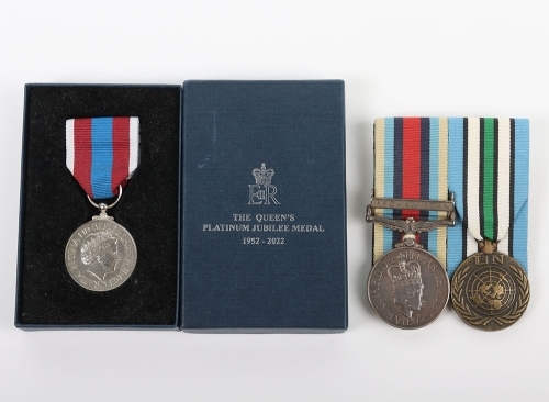 Modern Campaign Medal Group for Service in Afghanistan and South Sudan to the Royal Logistic Corps