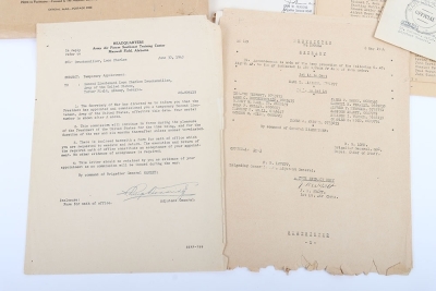 WW2 USAAF Distinguished Flying Cross Medal and Document Grouping of 1st Lieutenant Leon C Druckenmiller B-17 Bomber Pilot of 554th Bombardment Squadron, 384th Bombardment Group - 4
