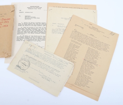 WW2 USAAF Distinguished Flying Cross Medal and Document Grouping of 1st Lieutenant Leon C Druckenmiller B-17 Bomber Pilot of 554th Bombardment Squadron, 384th Bombardment Group - 6