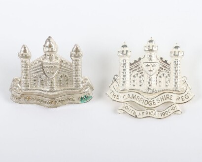 Cambridgeshire Regiment Officers Cap Badge