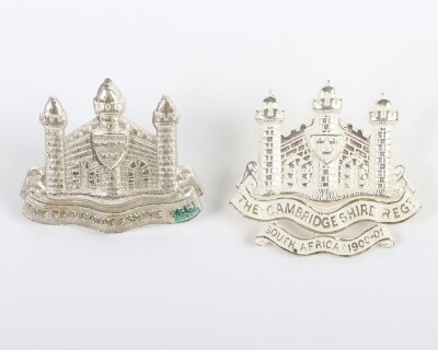 Cambridgeshire Regiment Officers Cap Badge