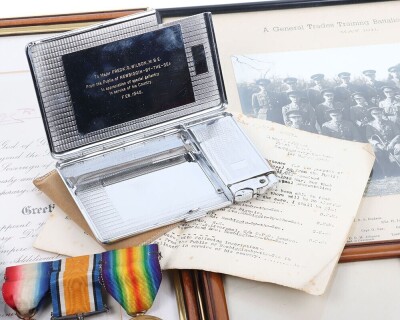 Member of the British Empire (M.B.E) Medal Group of Major Frederick Galley Wilson, Possibly Decorated for the Planning of Operation Overlord D-Day. - 4