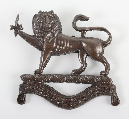 Herefordshire Officers Cap Badge