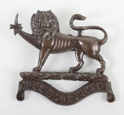 Herefordshire Officers Cap Badge
