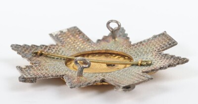 9th (The Glasgow Highlanders) Battalion Highland Light Infantry Officers Headdress Badge - 4