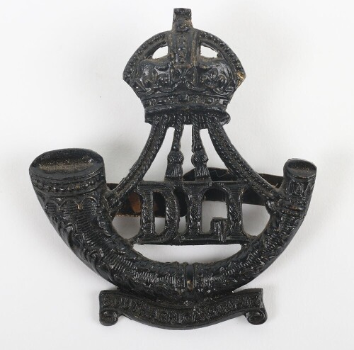 Territorial Battalions Durham Light Infantry Officers Service Dress Cap Badge