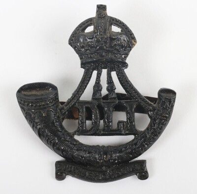 Territorial Battalions Durham Light Infantry Officers Service Dress Cap Badge