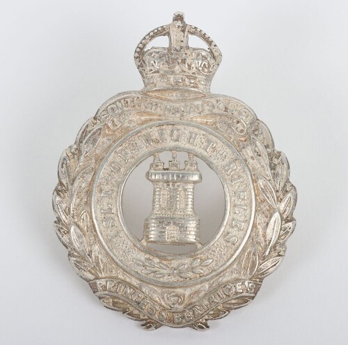 8th Princess Beatrice's Isle of Wight Rifles Officers Cap Badge