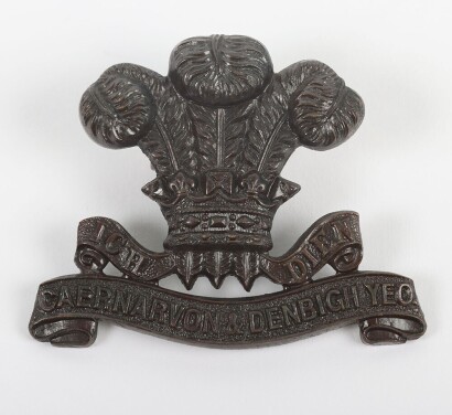 Caernarvon & Denbigh Yeomanry Officers Cap Badge