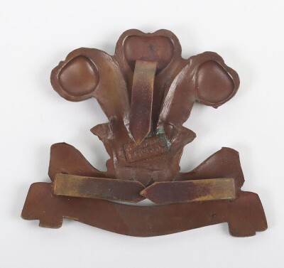 Denbighshire Yeomanry (Hussars) Officers Service Dress Cap Badge - 2