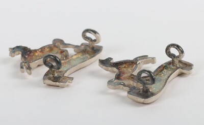 10th (Scottish) Battalion Kings Liverpool Regiment Officers Collar Badges - 3