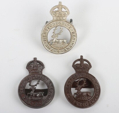 Hertfordshire Regiment Officers Cap Badges
