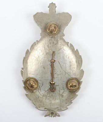 3rd & 4th Battalion Militia Manchester Regiment Victorian Officer's Pouch Belt Plate. - 2