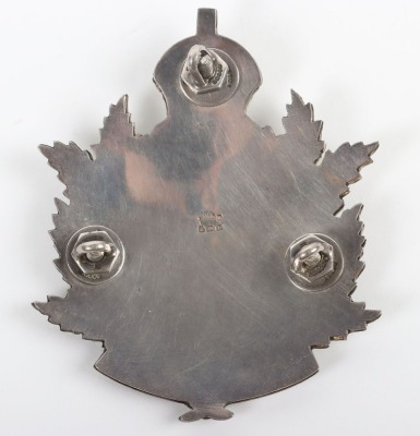 The Cameronians. (Scottish Rifles) Officer's Hallmarked Silver Cross Belt Plate. - 2