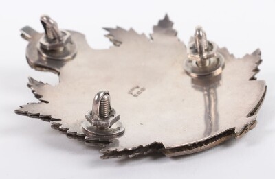 The Cameronians. (Scottish Rifles) Officer's Hallmarked Silver Cross Belt Plate. - 4