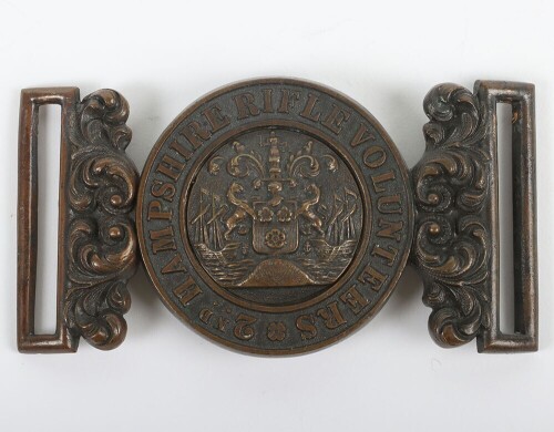 2nd (Southampton) Hampshire Rifle Volunteers Waist Belt Clasp.