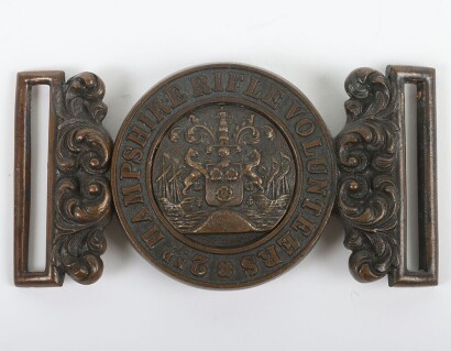 2nd (Southampton) Hampshire Rifle Volunteers Waist Belt Clasp.