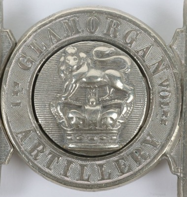 1st Glamorganshire Artillery Volunteers Victorian Waist Belt Clasp. - 2