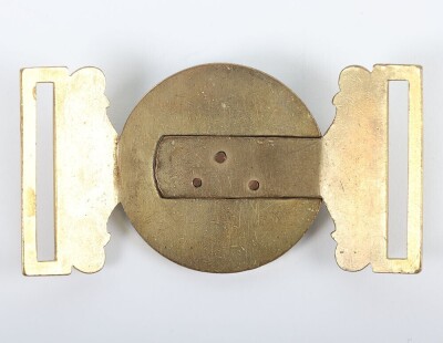 67th (South Hampshire) Regiment of Foot Officer's Silver & Gilt Waist Belt Clasp. - 3