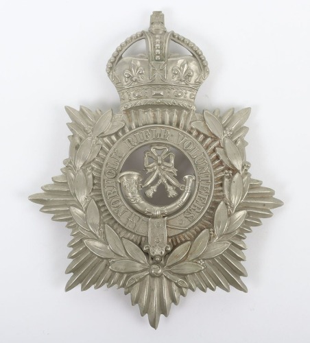 The Norfolk Rifle Volunteers Home Service Helmet Plate.
