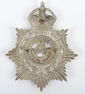 The Norfolk Rifle Volunteers Home Service Helmet Plate. - 2