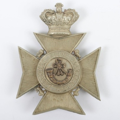 Wiltshire Rifle Volunteers Officer's Helmet Plate.