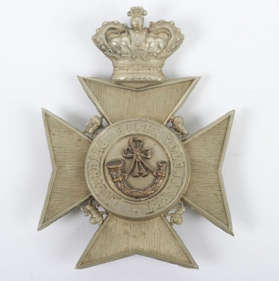 Wiltshire Rifle Volunteers Officer's Helmet Plate.