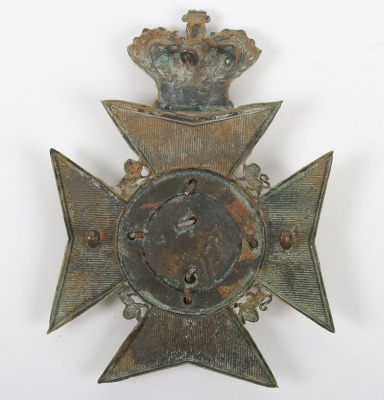 Wiltshire Rifle Volunteers Officer's Helmet Plate. - 2
