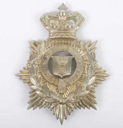 2nd (Southampton) Hampshire Rifle Volunteers Victorian Helmet Plate.