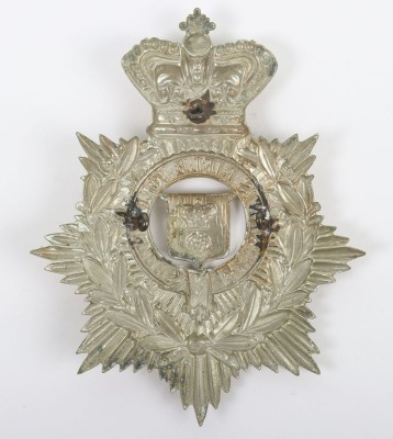 2nd (Southampton) Hampshire Rifle Volunteers Victorian Helmet Plate. - 2