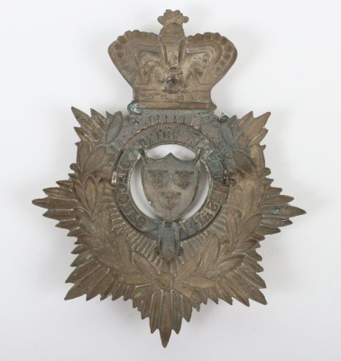 1st Shropshire Rifle Volunteers Victorian Helmet Plate. - 2