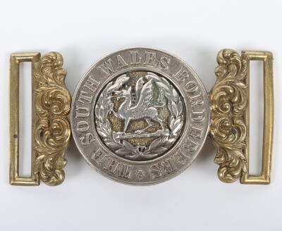 The South Wales Borderers Victorian Officer's Waist Belt Clasp.