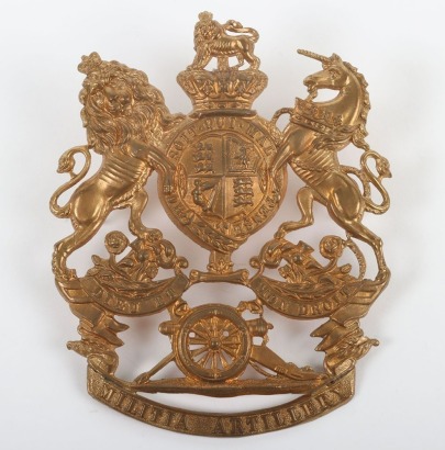 The Militia Artillery Officer's Helmet Plate.