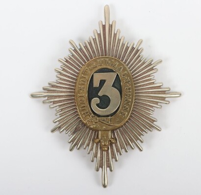 3rd (Prince of Wales's) Dragoon Guards other ranks Helmet Plate.