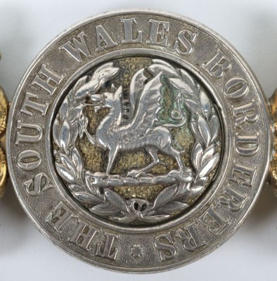 The South Wales Borderers Victorian Officer's Waist Belt Clasp. - 2